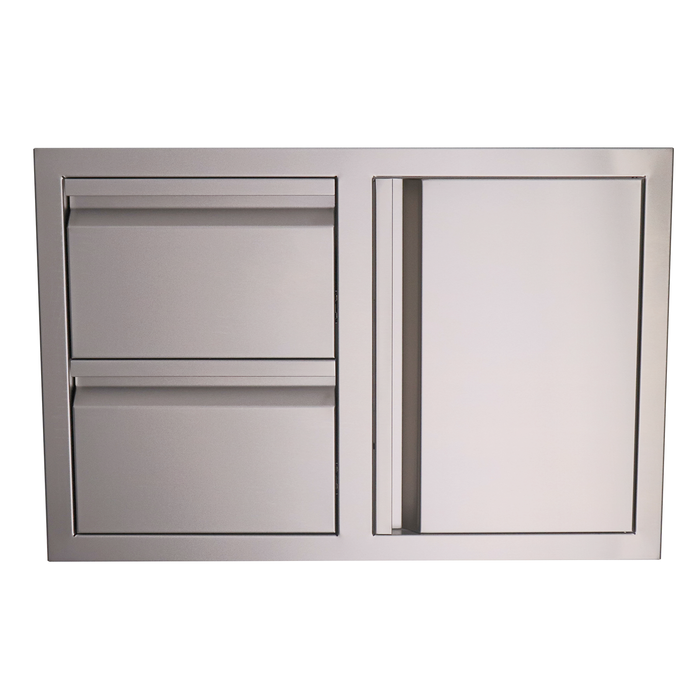 RCS The Valiant Series Double Drawer w/ Door Combo