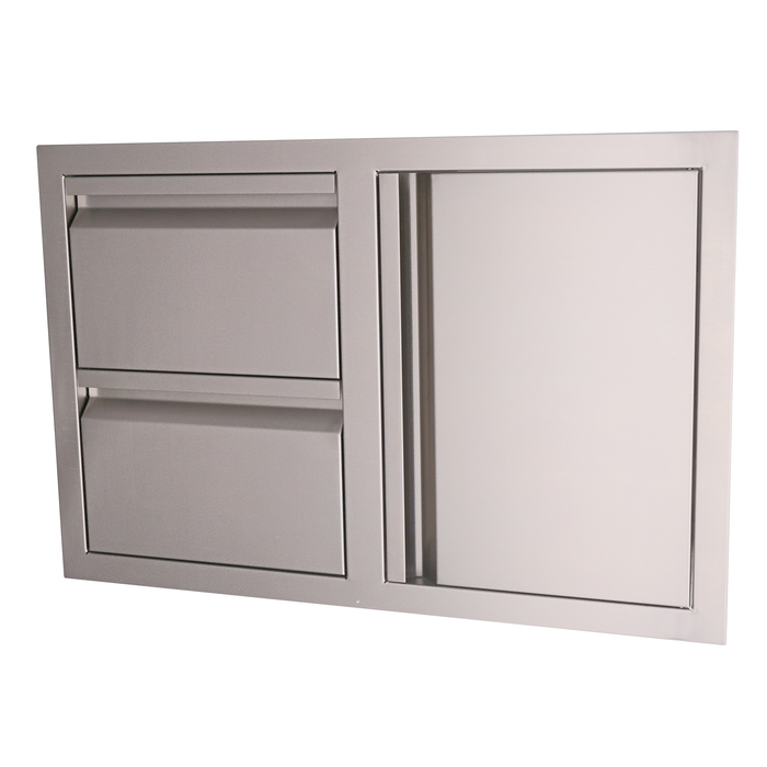 RCS The Valiant Series Double Drawer w/ Door Combo