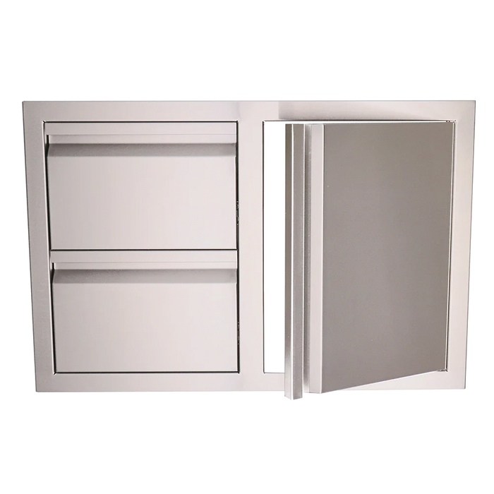 RCS The Valiant Series Double Drawer w/ Door Combo