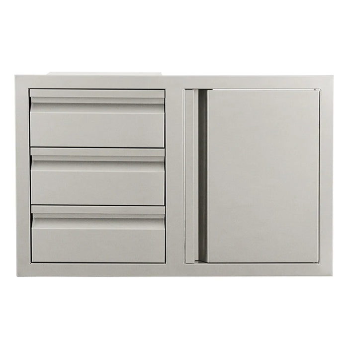 RCS The Valiant Series Triple Drawer with Single Door Combo