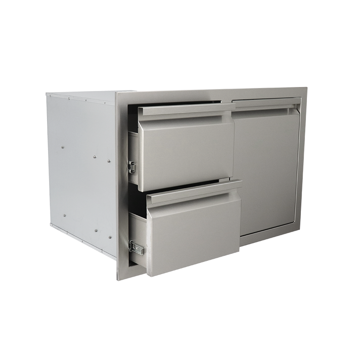 RCS The Valiant Series Dual Drawer / Propane Drawer Combo