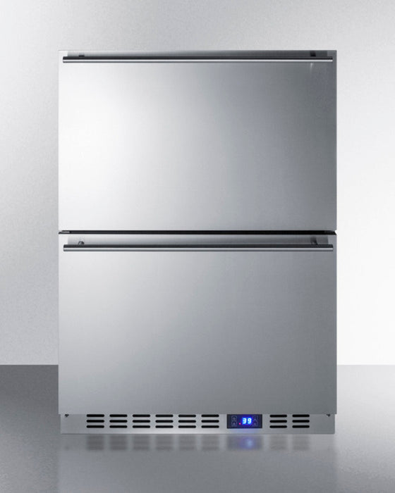 24" Wide Built-In 2-Drawer All-Refrigerator