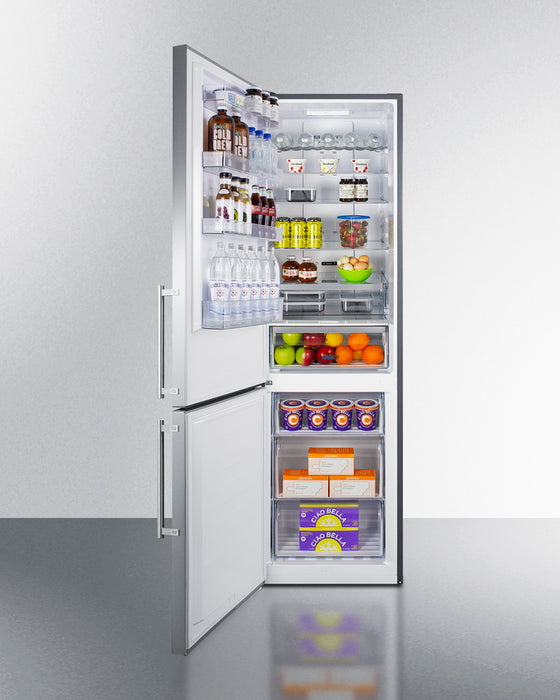 24" Wide Bottom Freezer Refrigerator - LHS