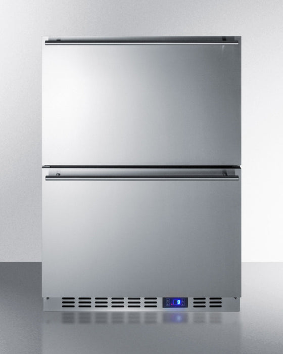 24" Wide Built-In 2-Drawer All-Refrigerator