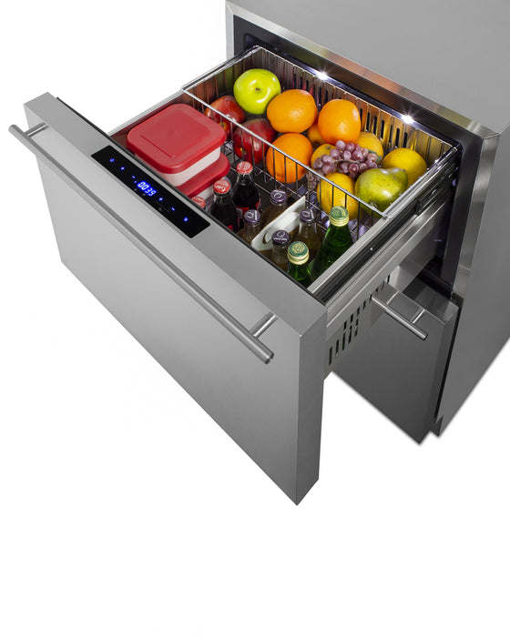 24" Wide 2-Drawer Refrigerator-Freezer