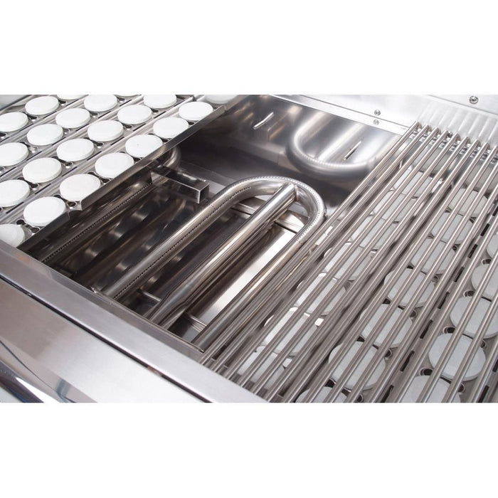 PGS Grills - Legacy - 39 Inch Pacifica Gourmet Stainless Steel Grill Head featuring an Infrared Rotisserie Burner